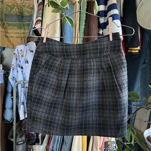 vintage f21 plaid mini skirt